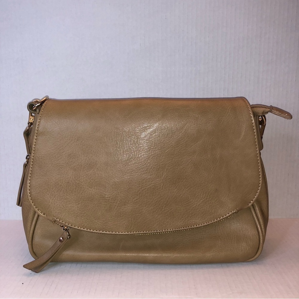 Miztique Expandable Vegan Leather Handbag